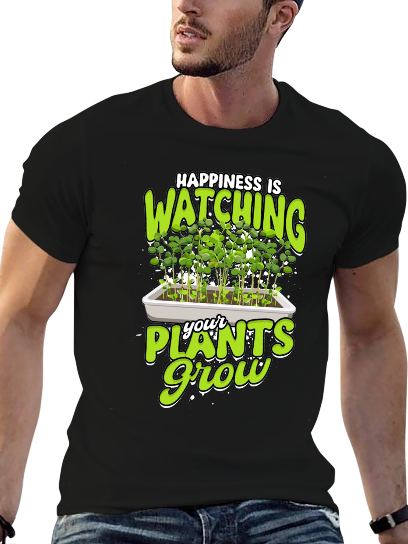 Happiness is Watching Plants Grow T-Shirt