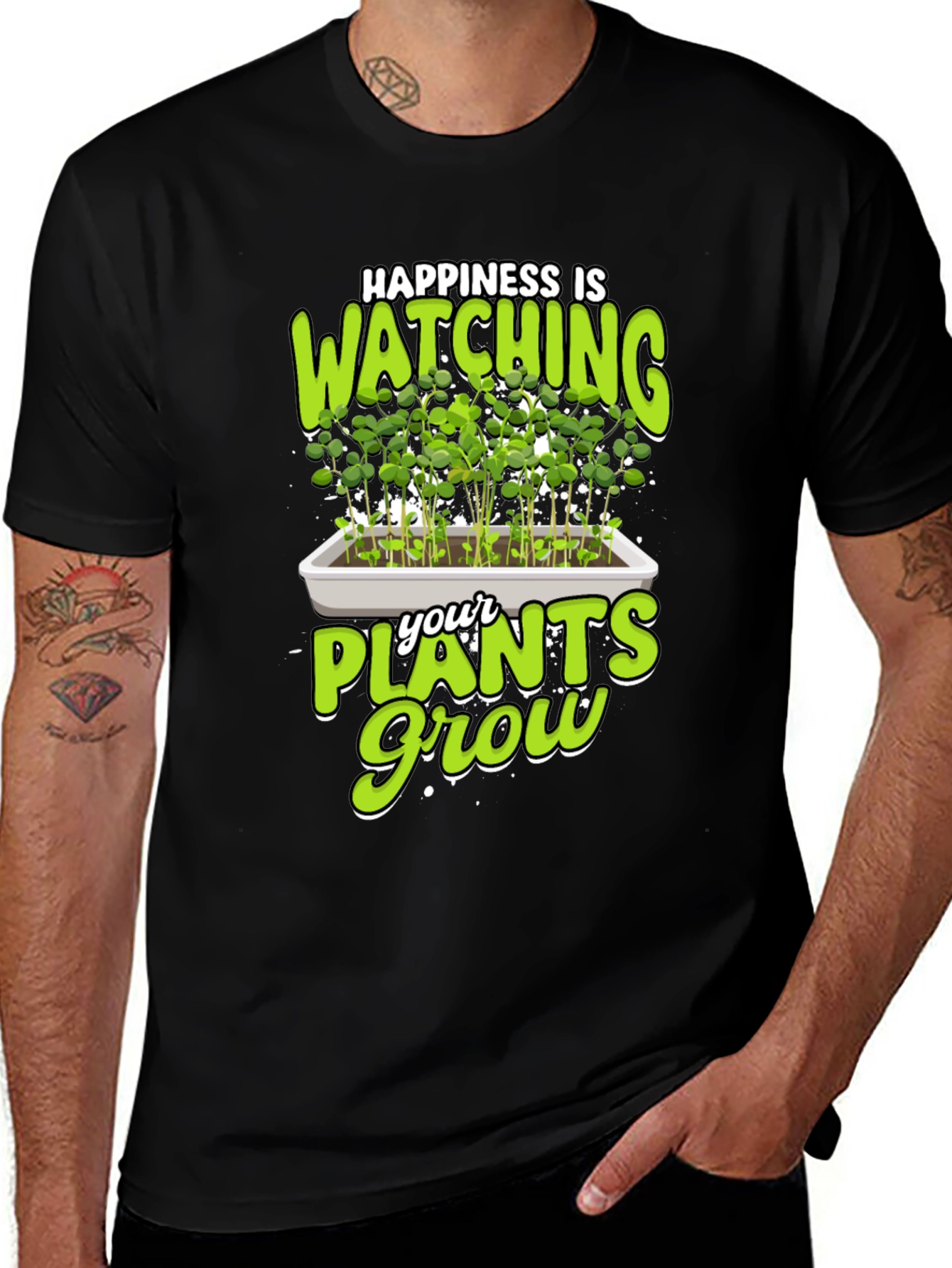 Happiness is Watching Plants Grow T-Shirt