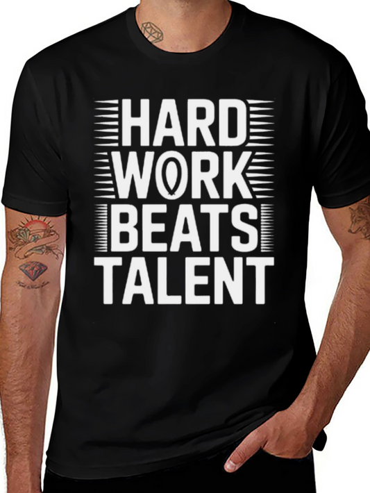 Hard Work Beats Talent Graphic T-Shirt