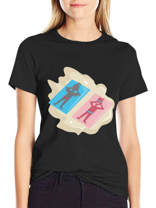 Devils on Vacation Black T-Shirt