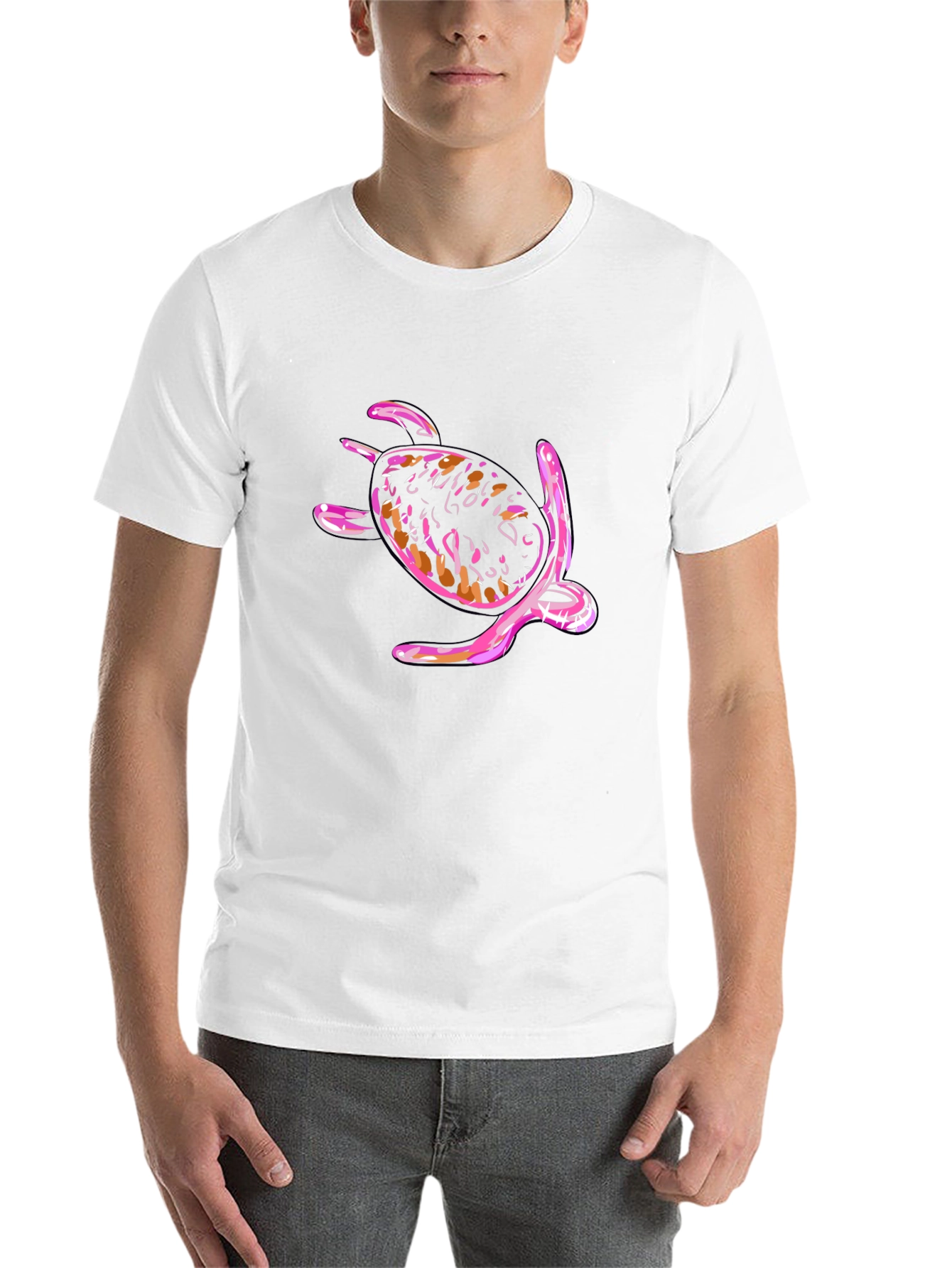 Turtle Graphic Black T-Shirt