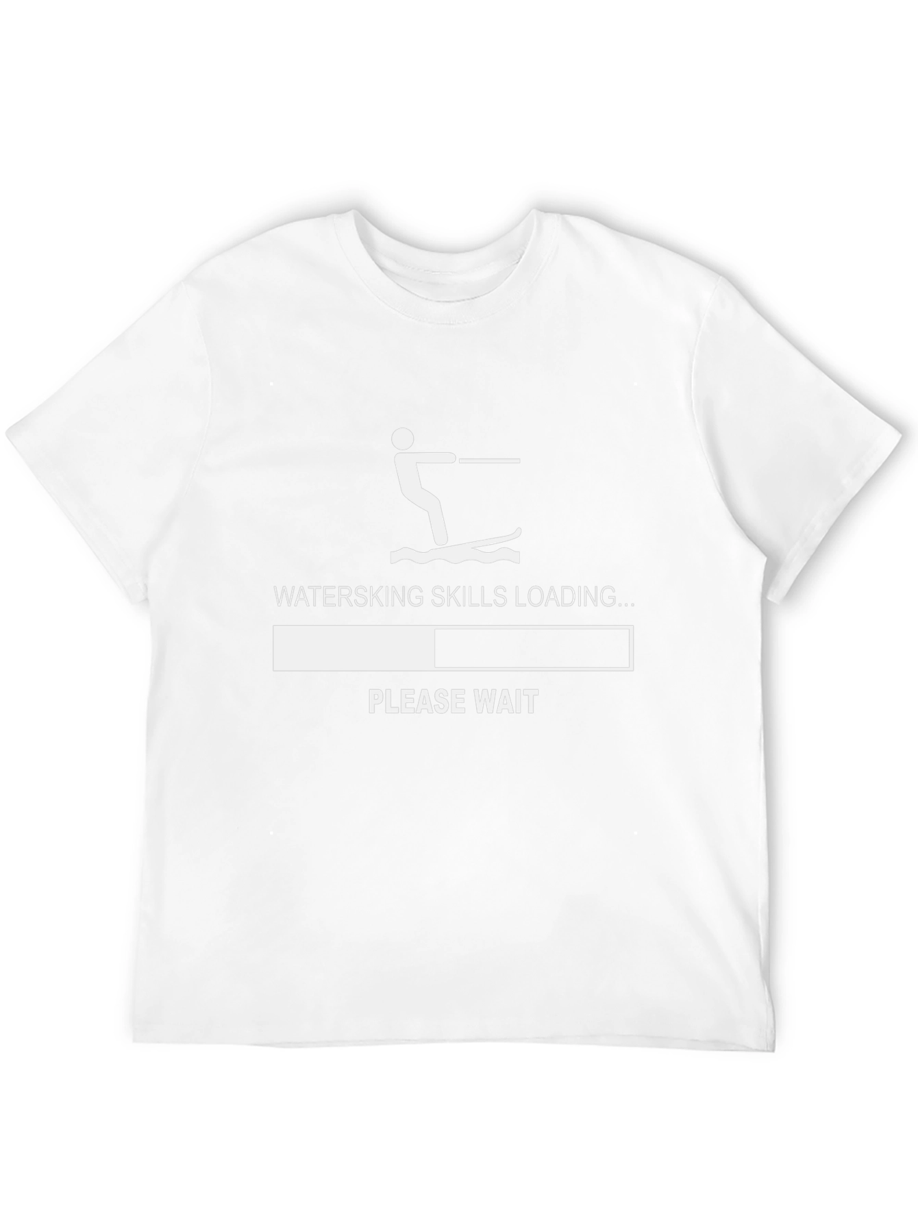 Waterskiing Skills Loading T-Shirt - Funny Summer Tee