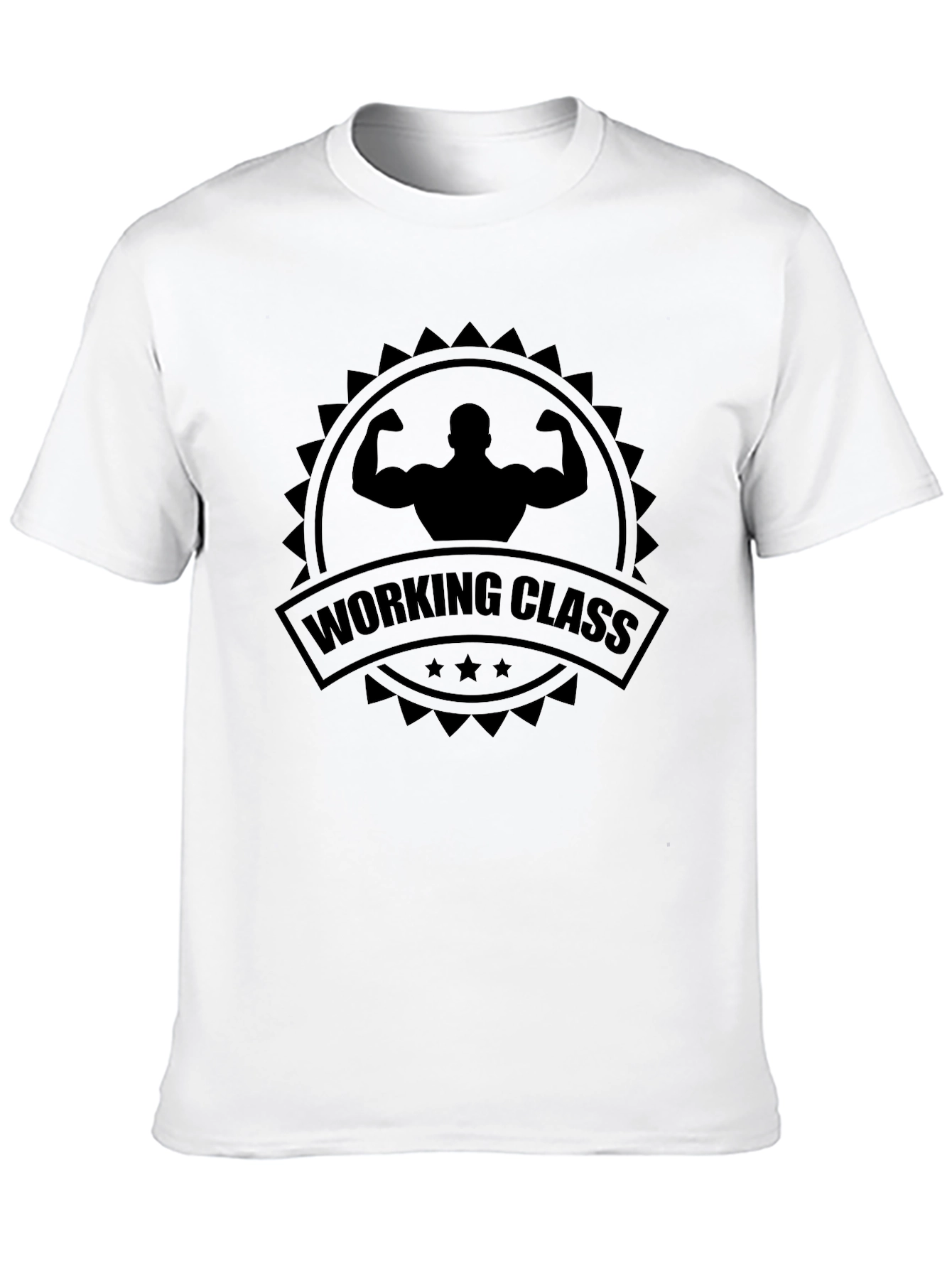 Working Class Graphic Tee - Bodybuilder Design