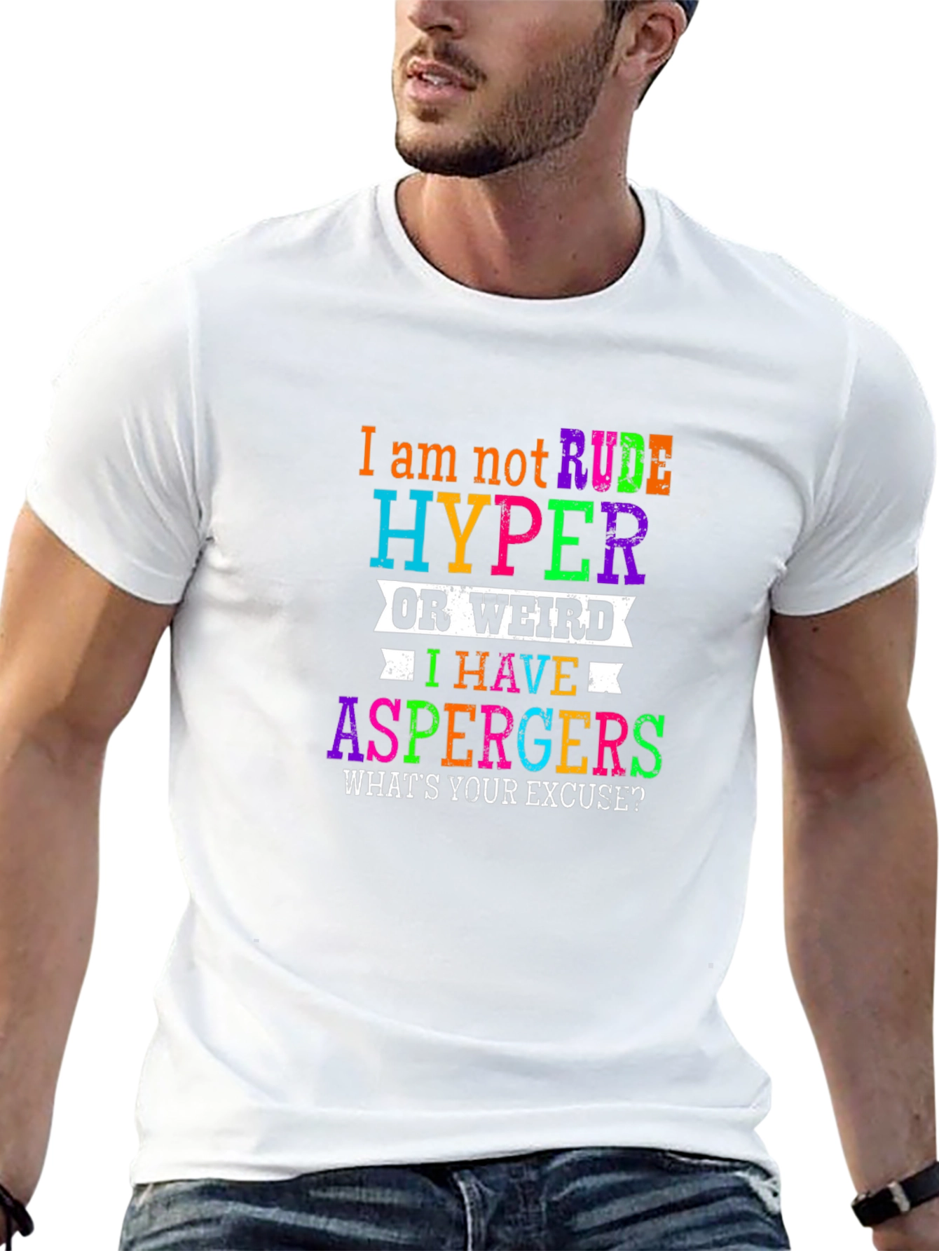 Aspergers Awareness Graphic Tee - Unique & Bold Statement
