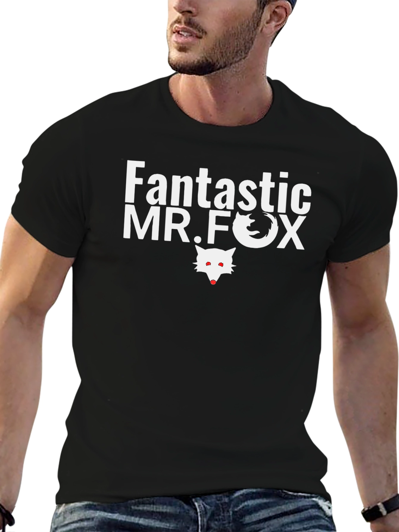 Fantastic Mr. Fox Graphic T-Shirt - Black