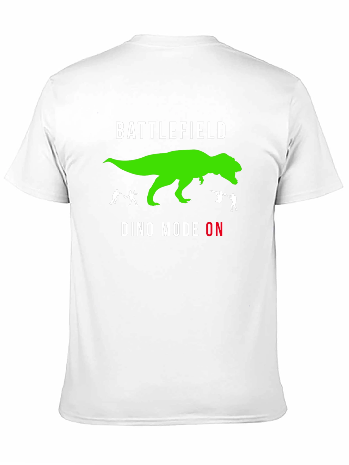 Battlefield Dino Mode ON Black T-Shirt