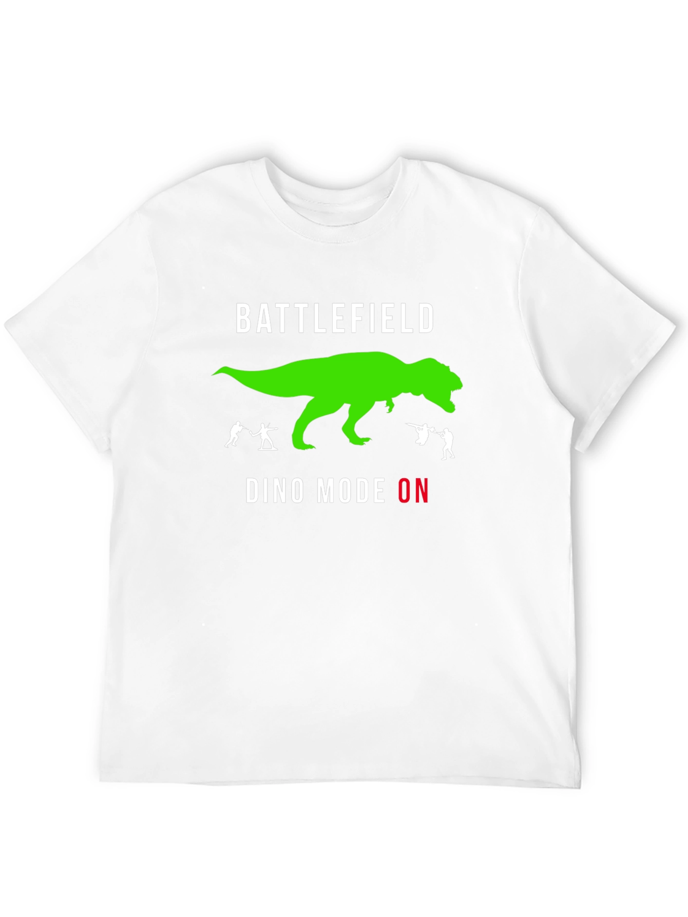 Battlefield Dino Mode ON Black T-Shirt