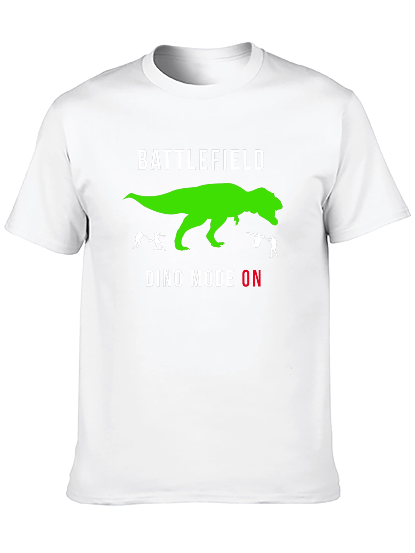 Battlefield Dino Mode ON Black T-Shirt