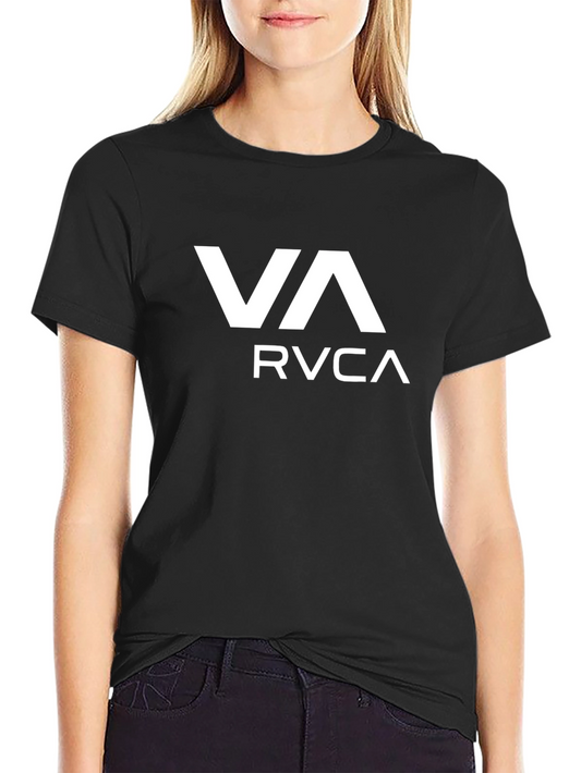 RVCA Graphic Tee - Black Short Sleeve Crew Neck