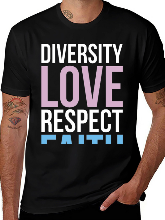 Diversity Love Respect Faith T-Shirt