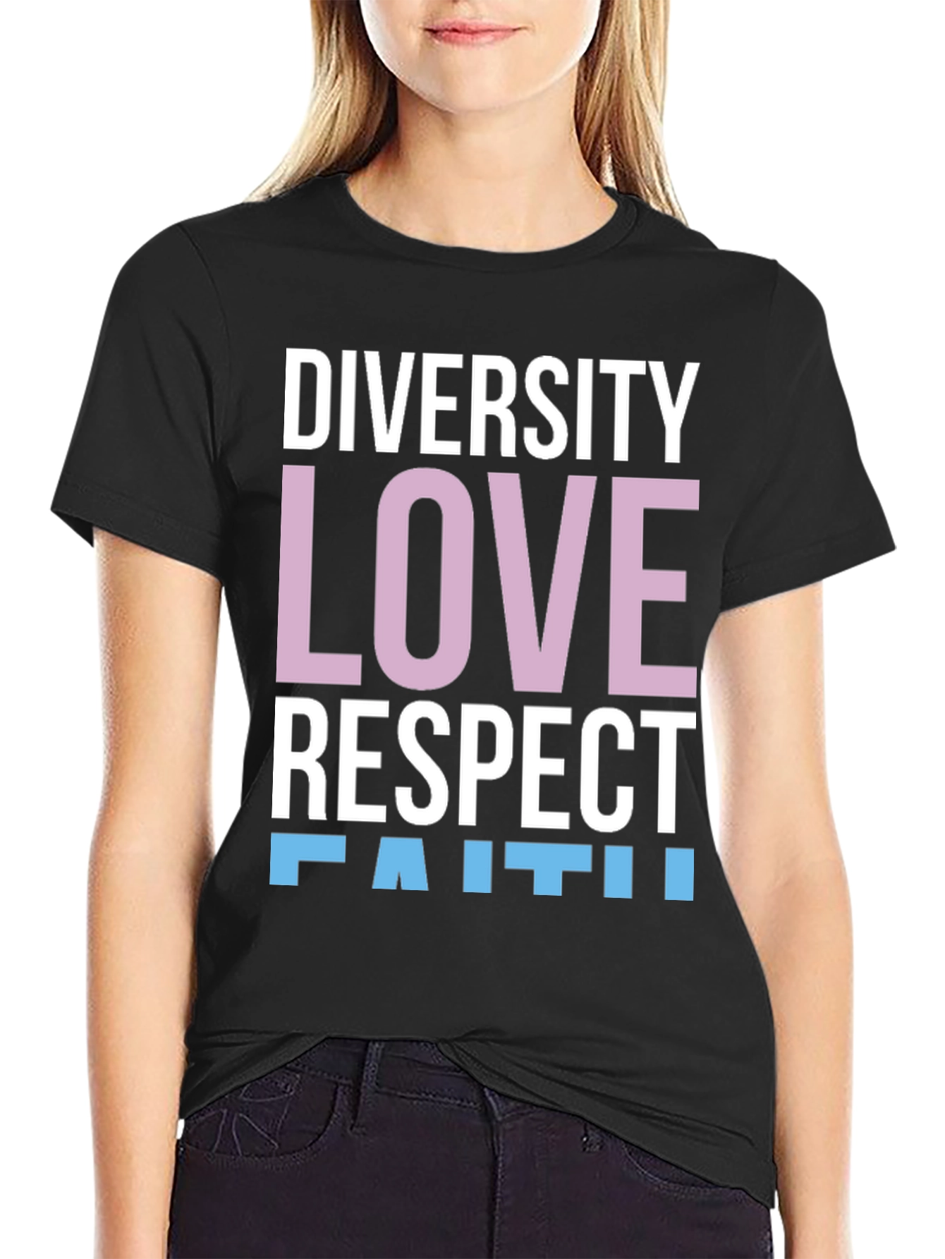 Diversity Love Respect Faith T-Shirt