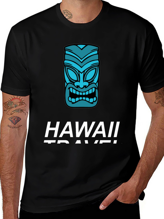 Hawaii Travel Black T-Shirt