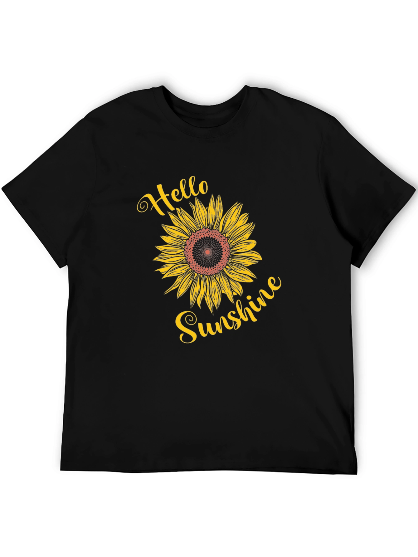 Hello Sunshine Sunflower Graphic Tee
