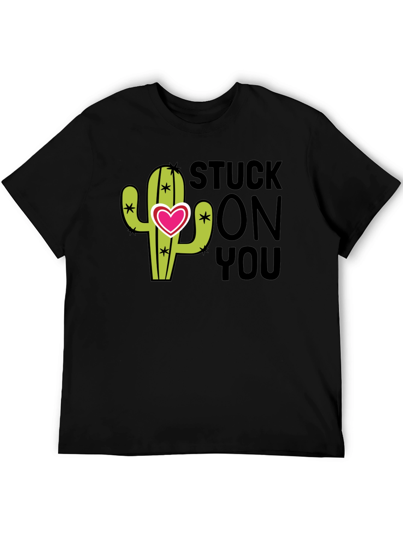 Stuck On You Valentines Day Cactus T-Shirt