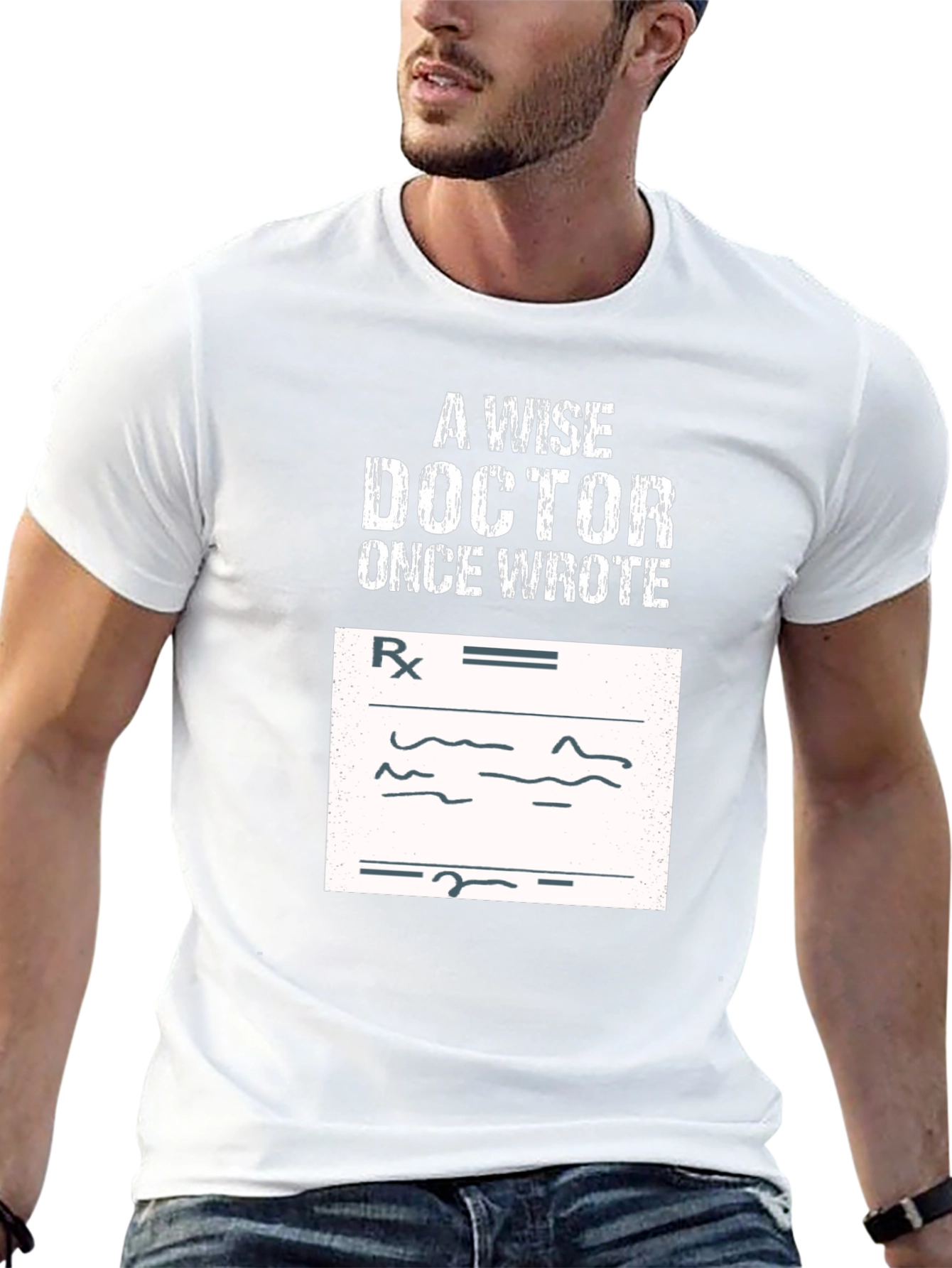 Wise Doctor Prescription T-Shirt - Funny Medical Tee