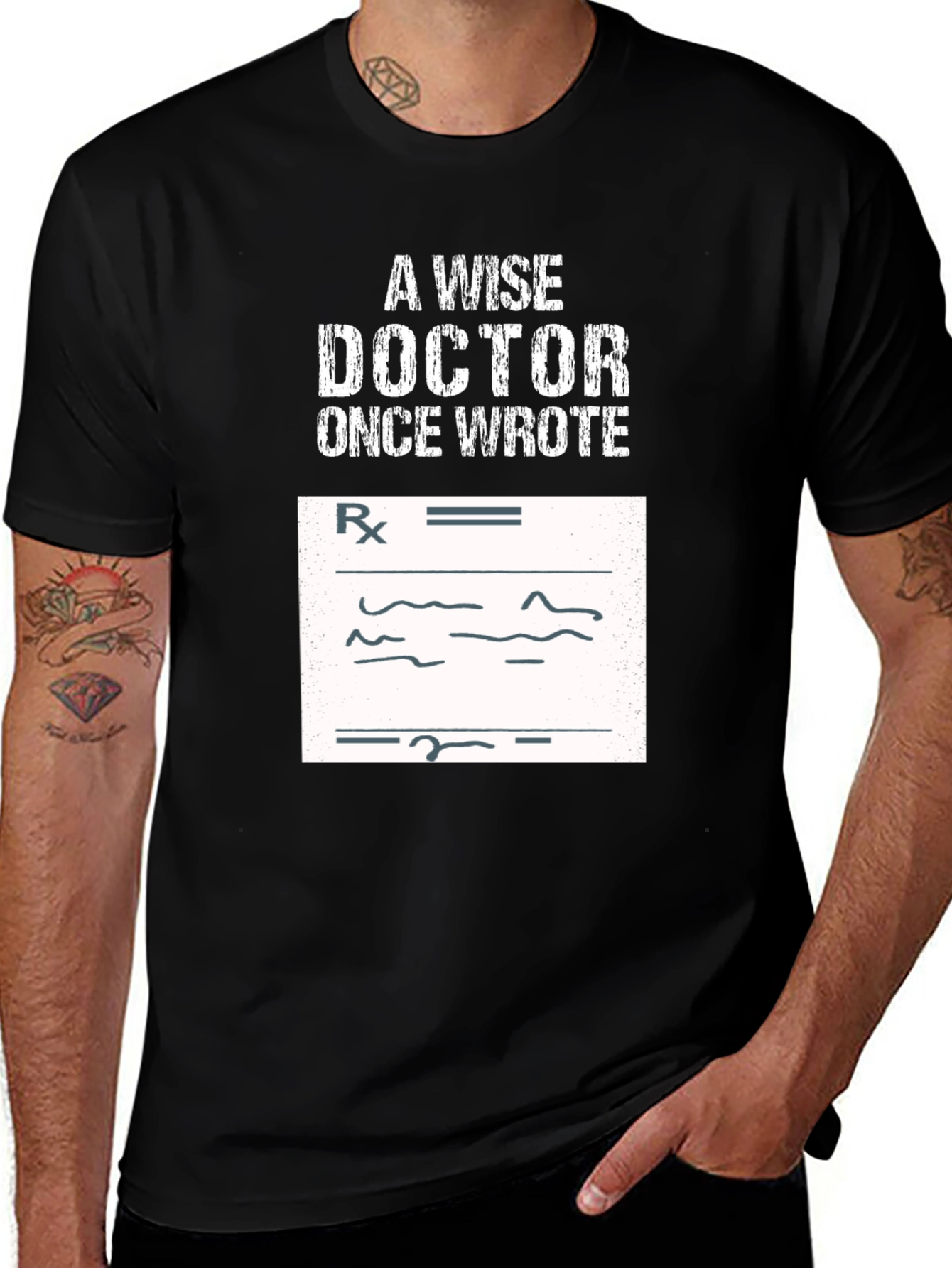 Wise Doctor Prescription T-Shirt - Funny Medical Tee