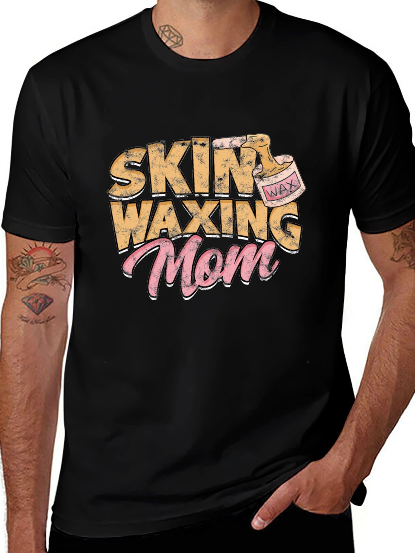 Skin Waxing Mom Graphic T-Shirt