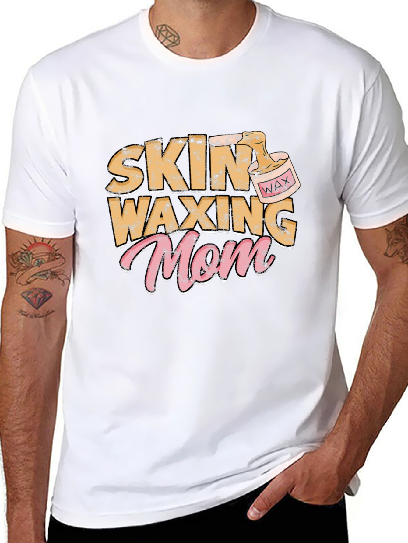 Skin Waxing Mom Graphic T-Shirt