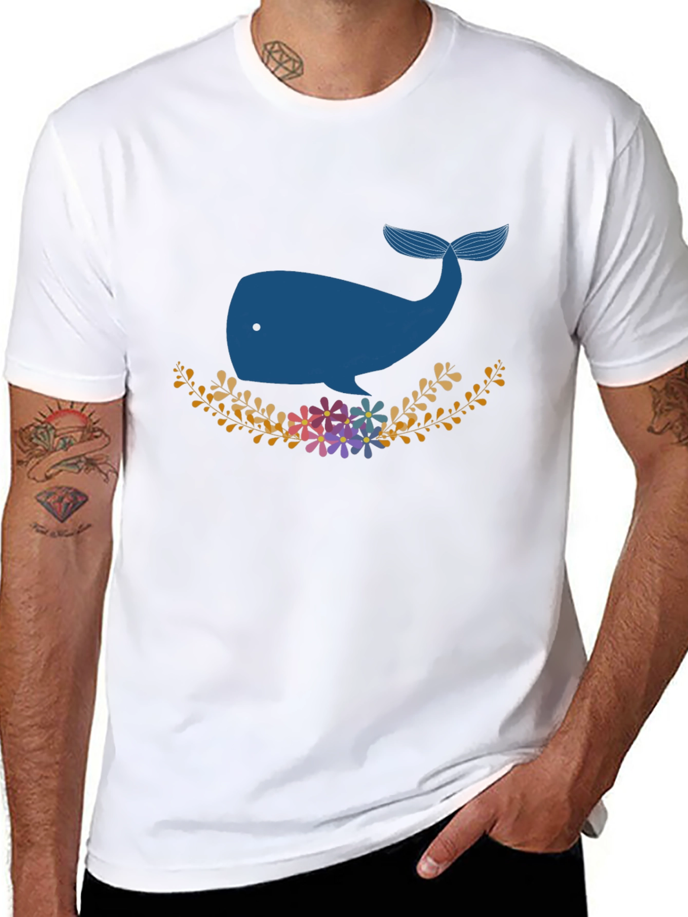 Whale Graphic T-Shirt - Stylish & Unique