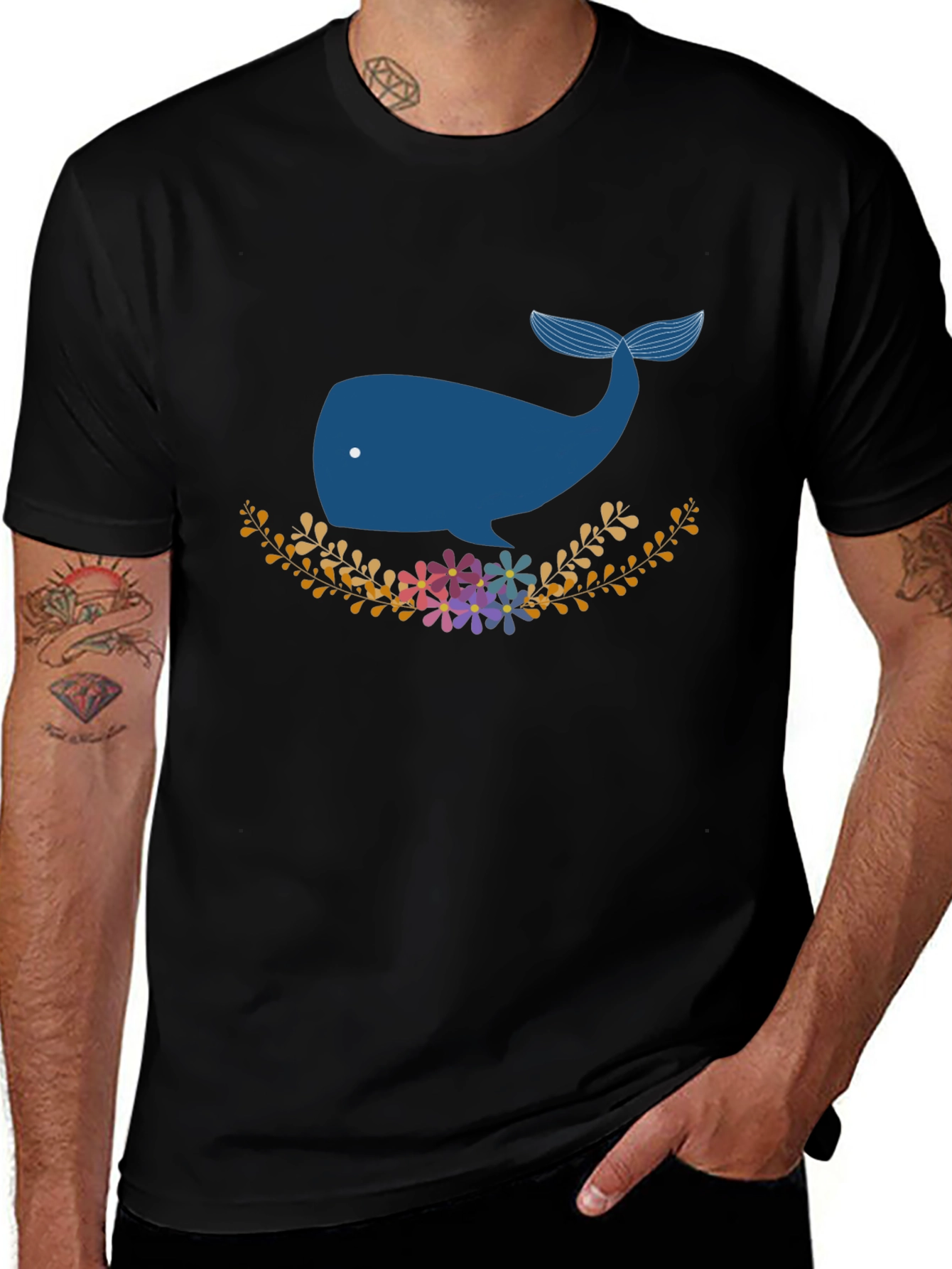 Whale Graphic T-Shirt - Stylish & Unique