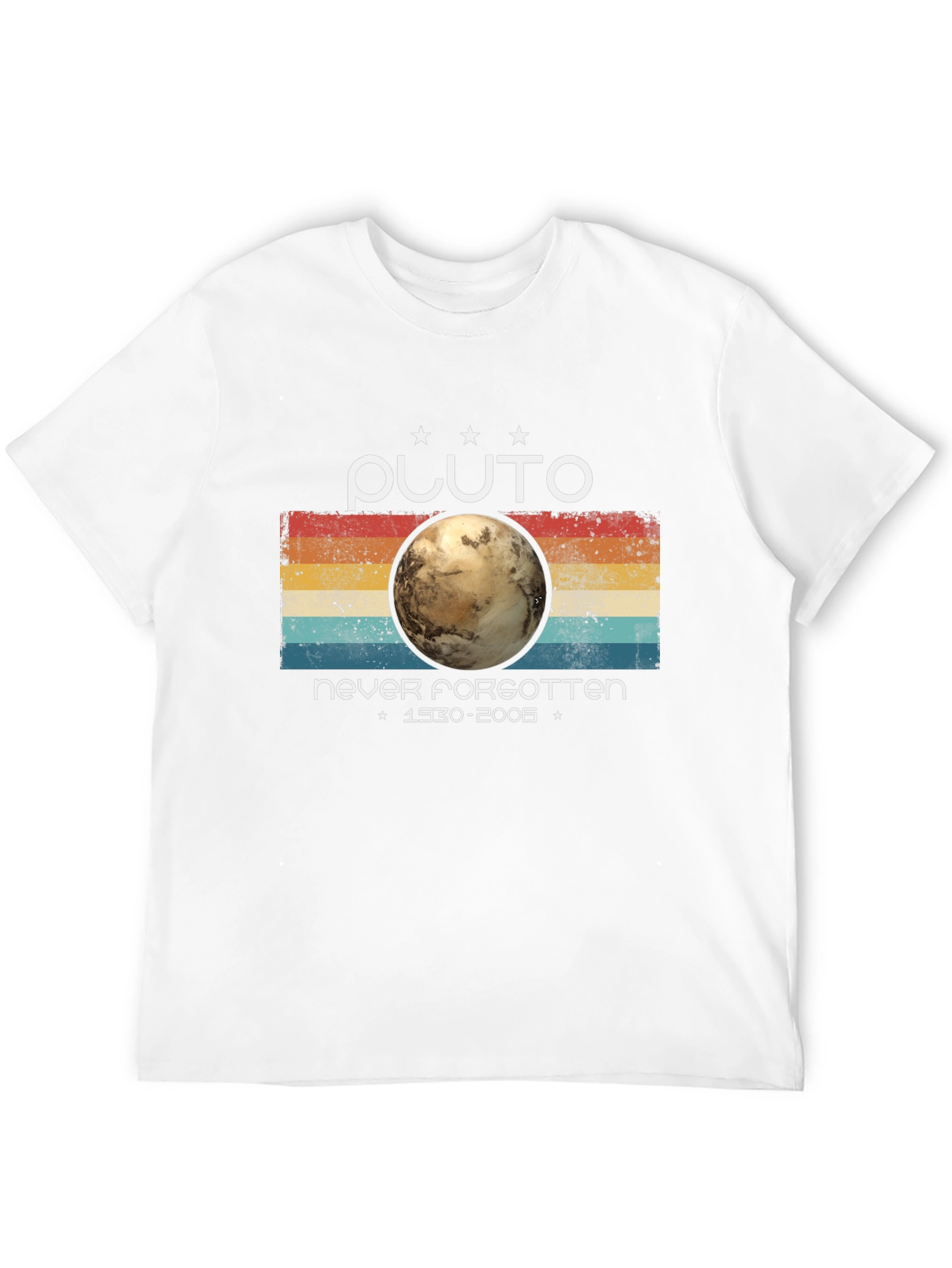 Pluto Never Forgotten Retro Style T-Shirt