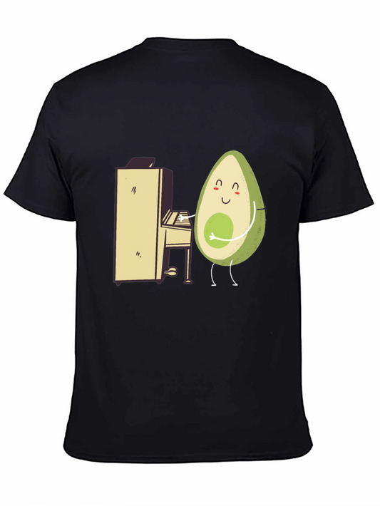 Avocado Musician T-Shirt - Funny Graphic Tee
