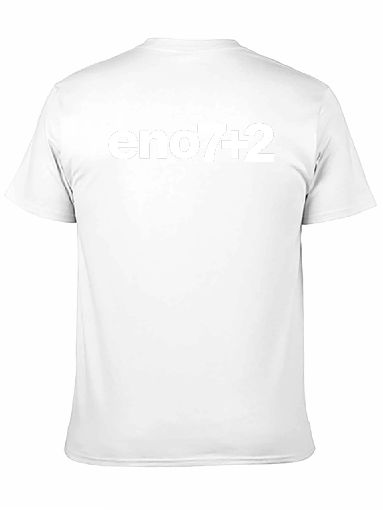 Eno7+2 Graphic Tee - Black Cotton Blend T-Shirt