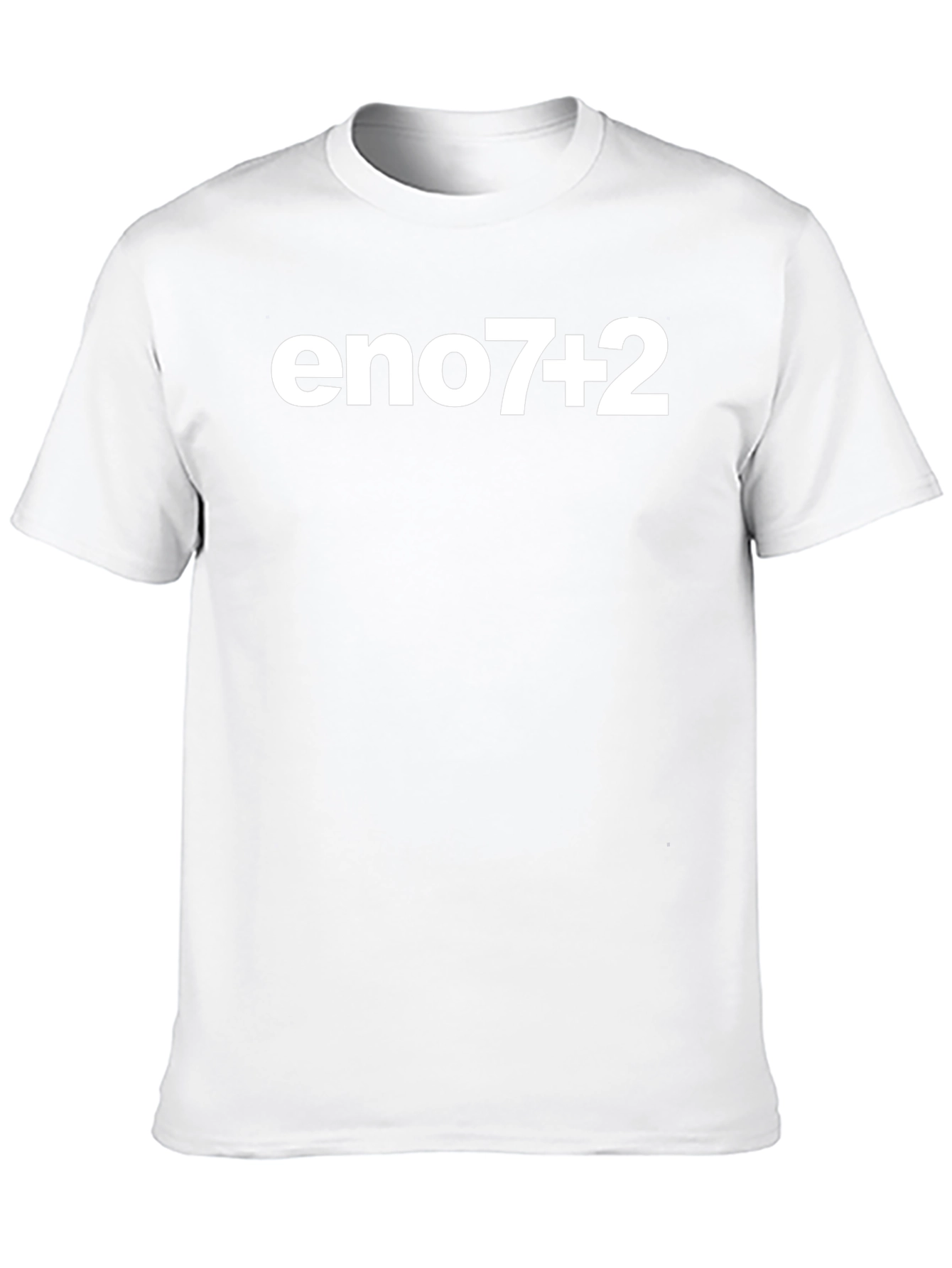 Eno7+2 Graphic Tee - Black Cotton Blend T-Shirt