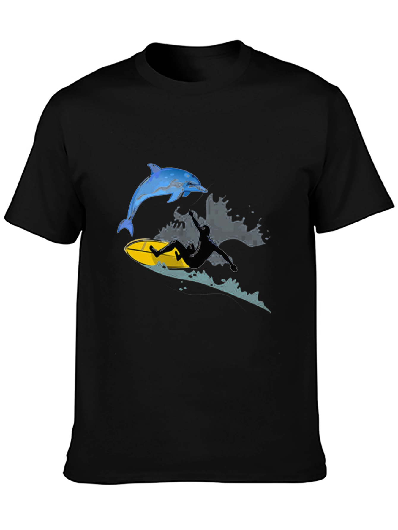 Surfing Dolphin Graphic Tee