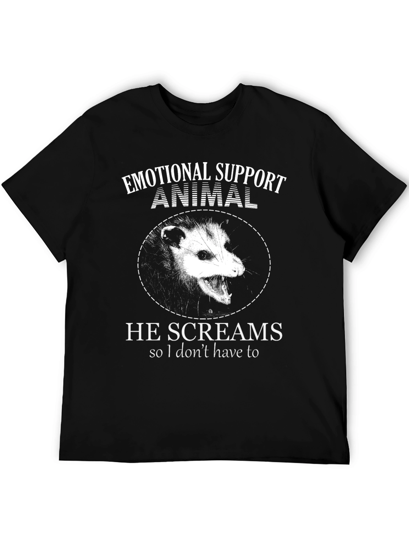 Emotional Support Animal Opossum T-Shirt