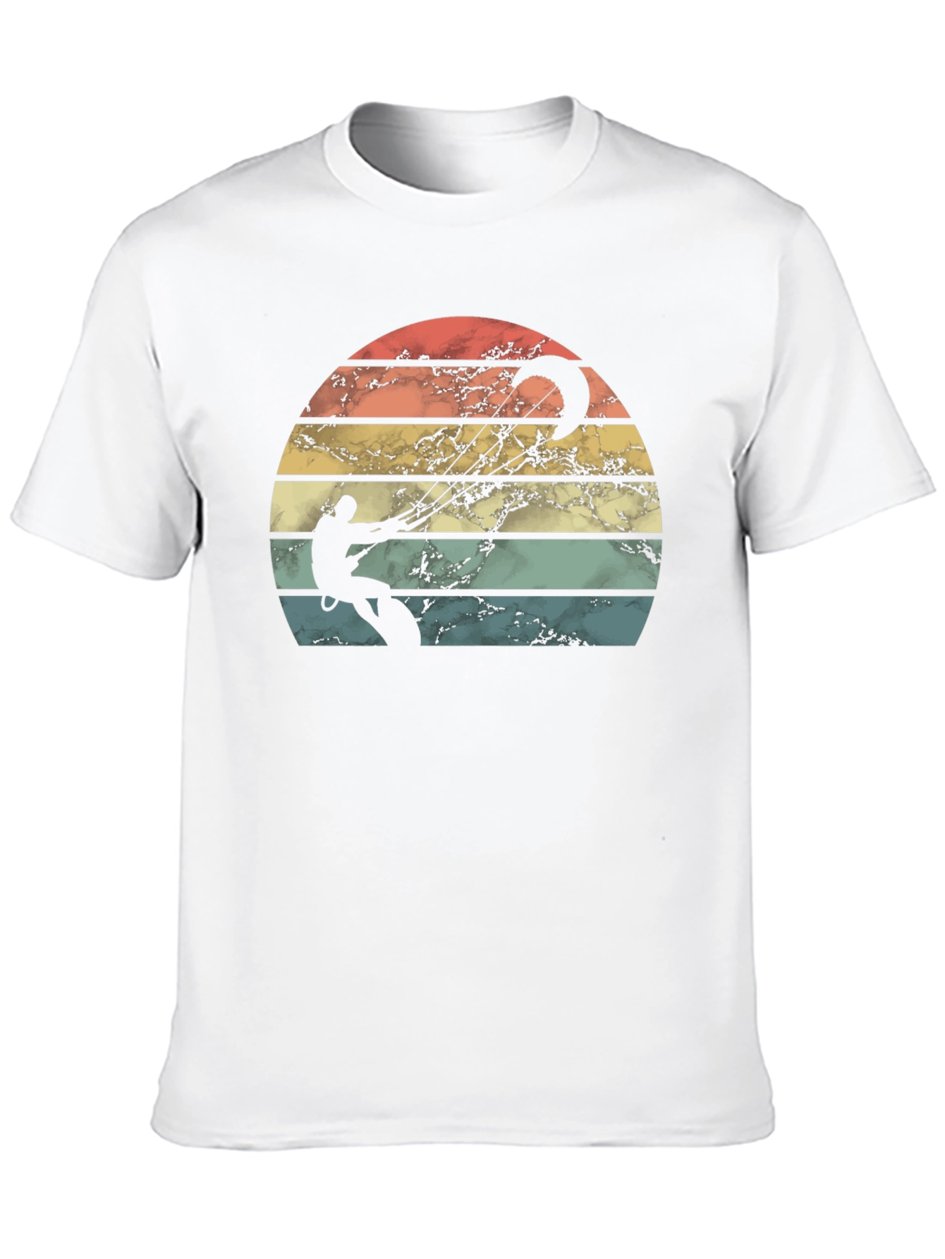 Retro Kitesurfing Sunset T-Shirt