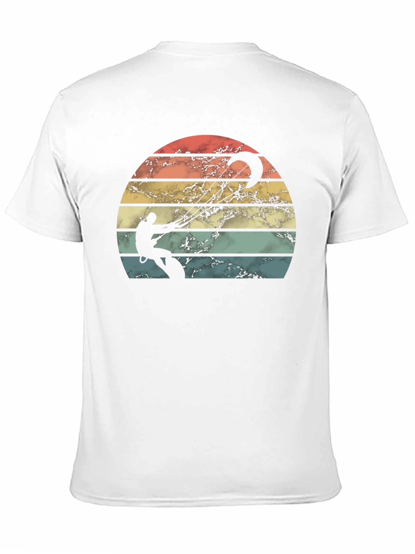 Retro Kitesurfing Sunset T-Shirt