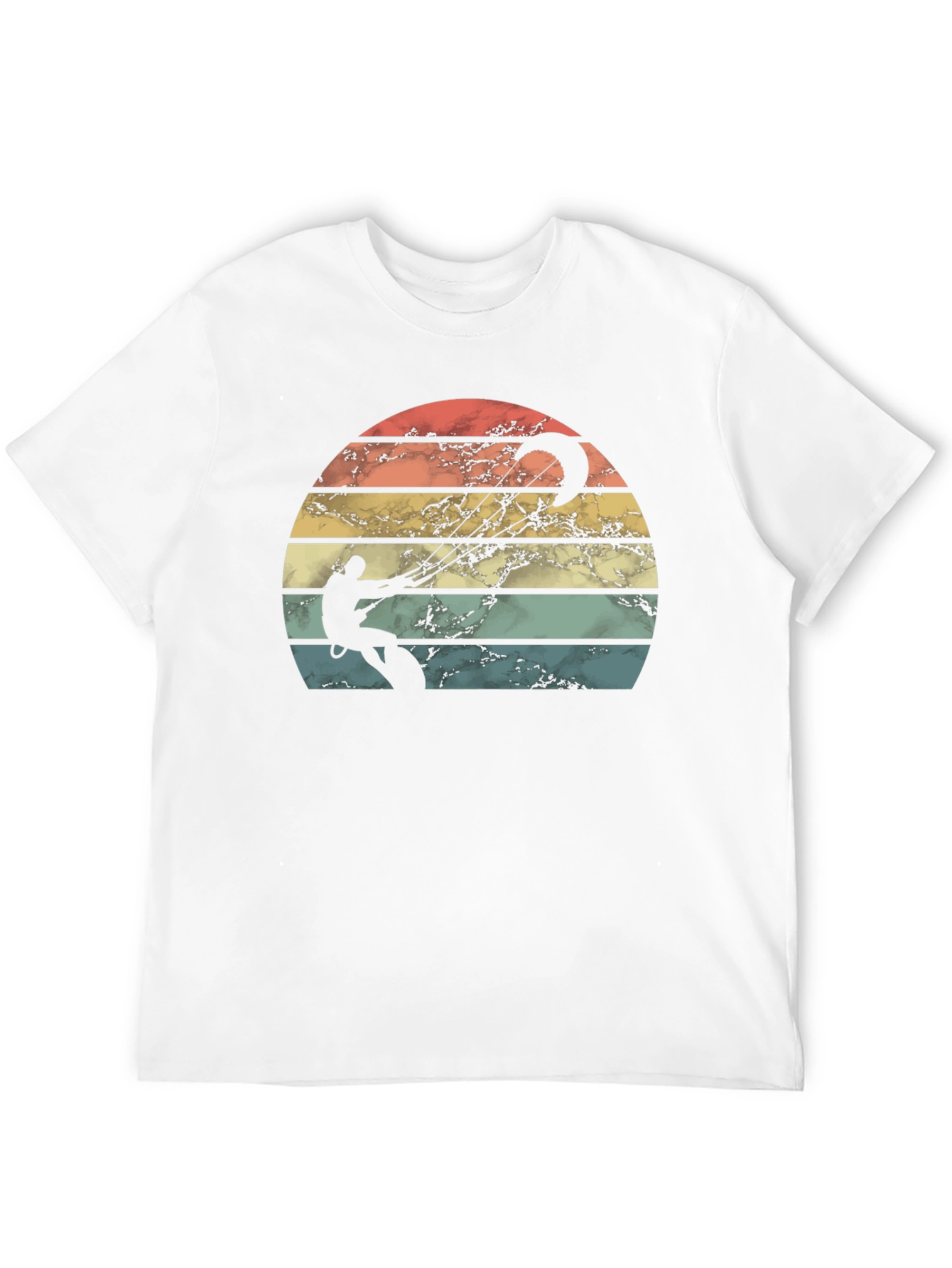Retro Kitesurfing Sunset T-Shirt
