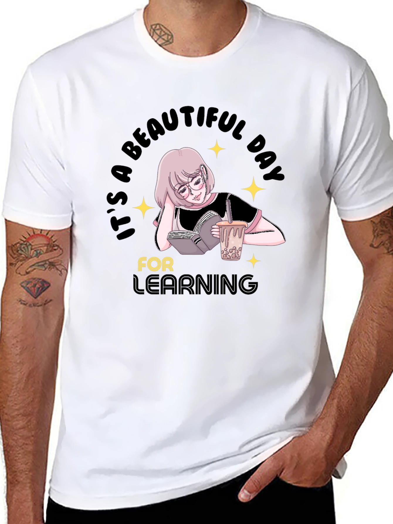 Beautiful Learning Day Graphic T-Shirt