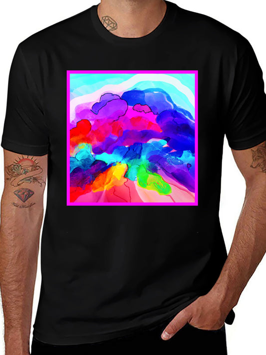 Abstract Art Tee - Colorful Graphic Print