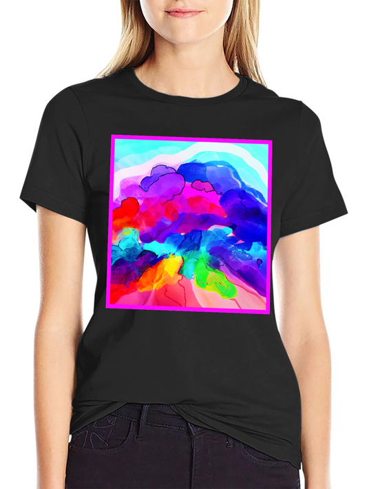 Abstract Art Tee - Colorful Graphic Print