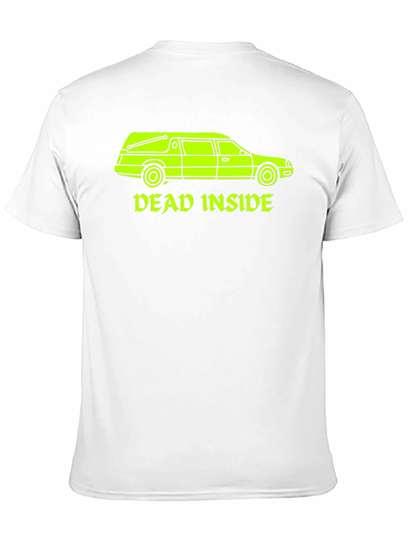 Dead Inside Hearse Graphic T-Shirt - Black