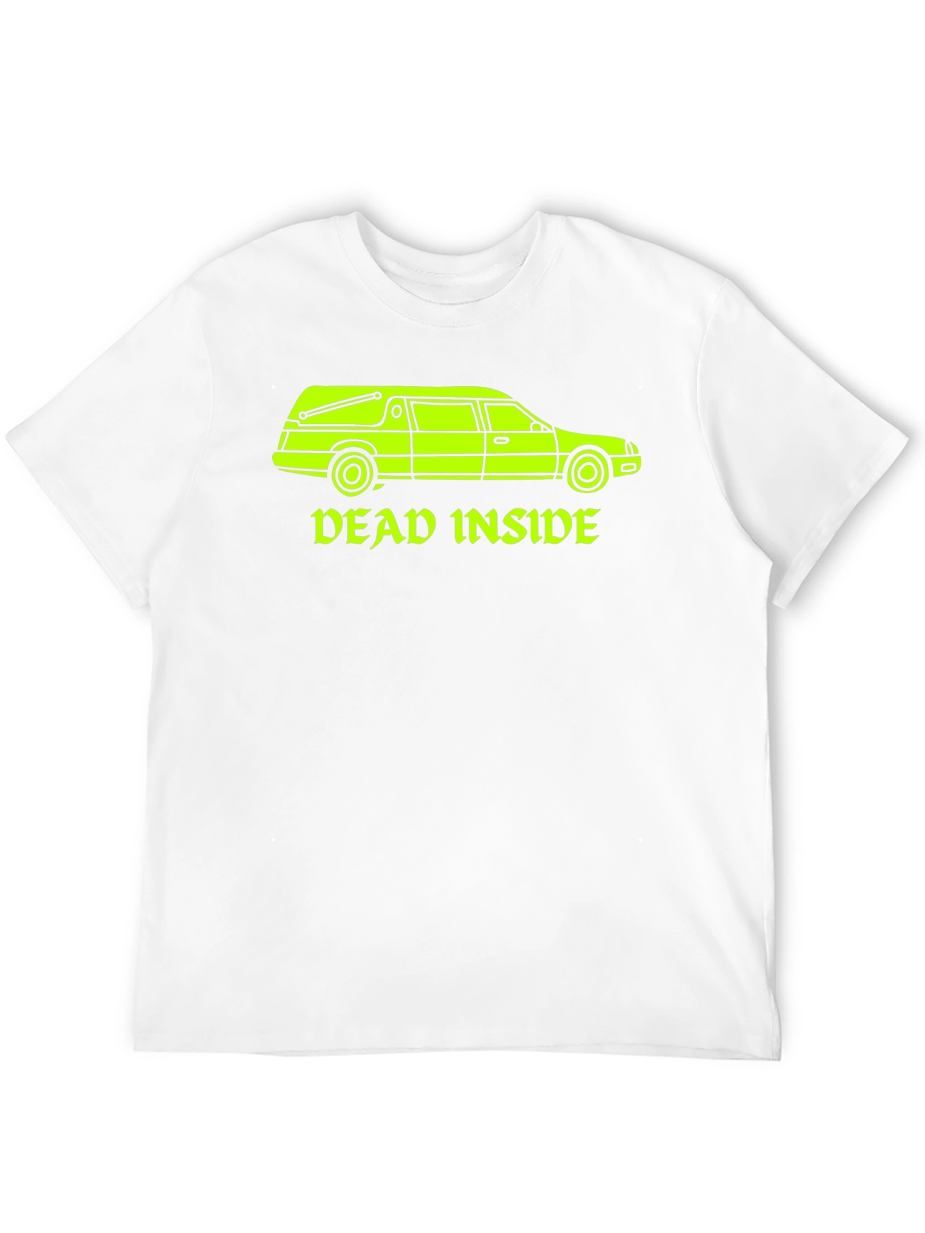 Dead Inside Hearse Graphic T-Shirt - Black