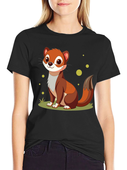 Cute Cartoon Otter Graphic Tee