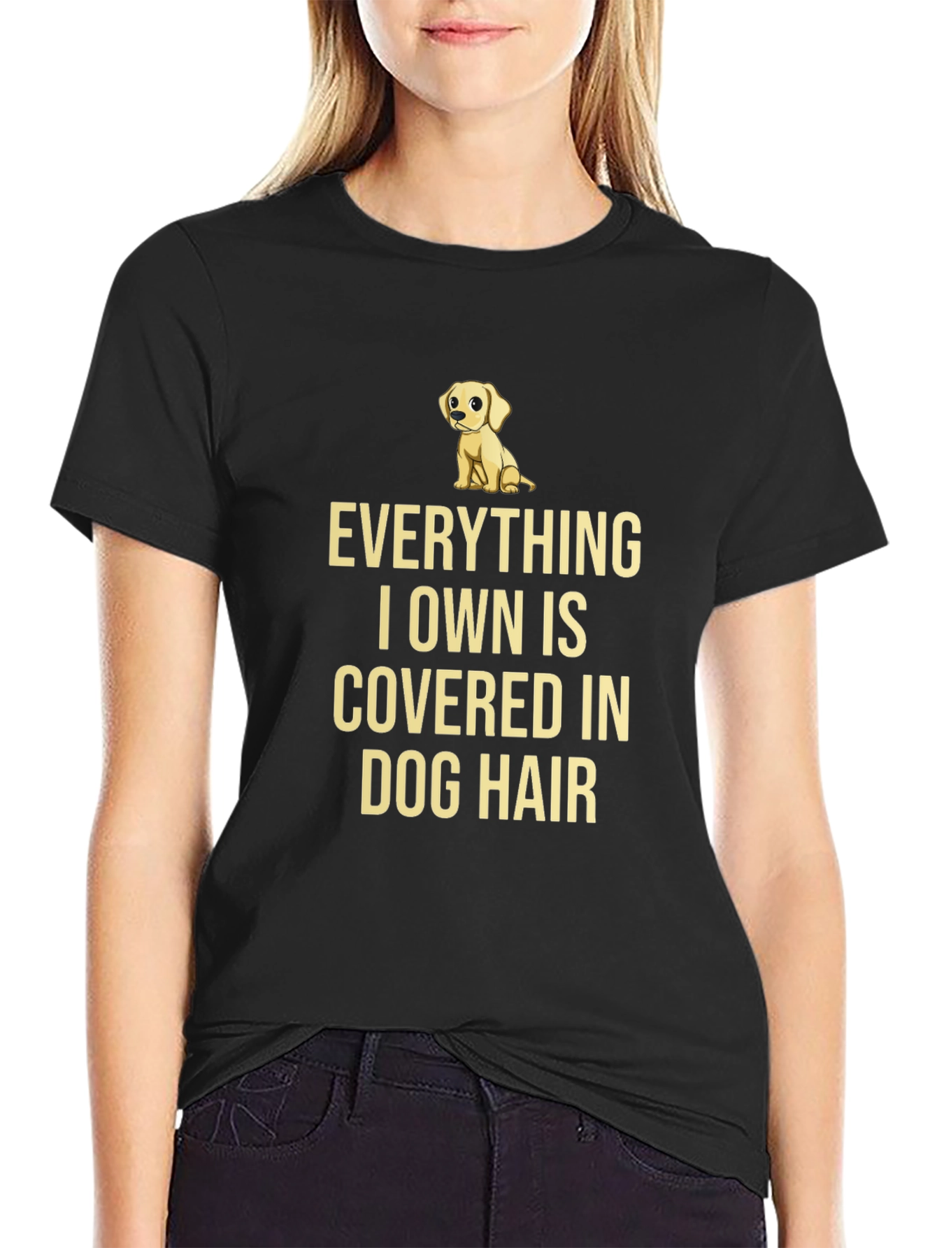 Dog Hair T-Shirt - Funny Dog Lover Tee