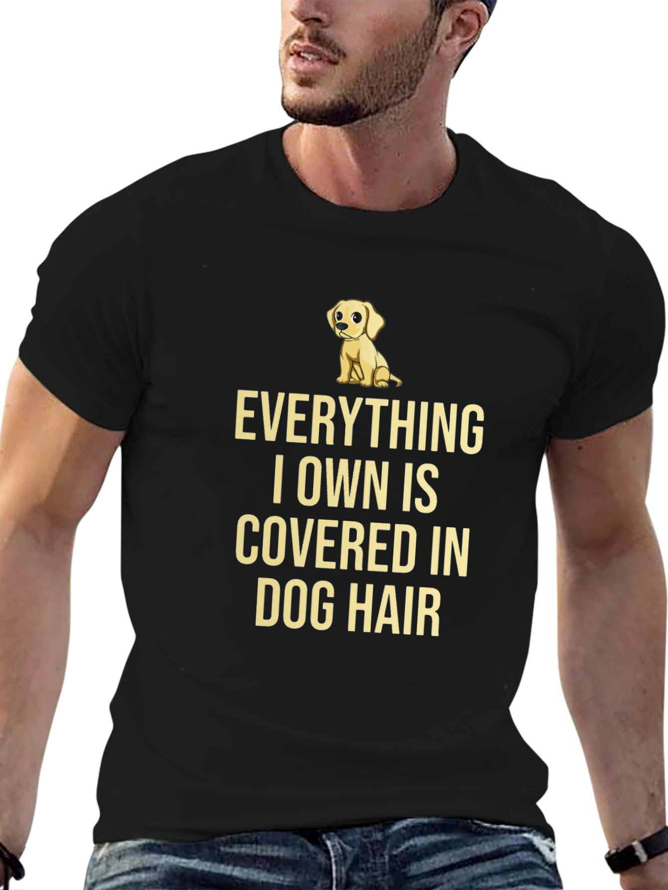 Dog Hair T-Shirt - Funny Dog Lover Tee