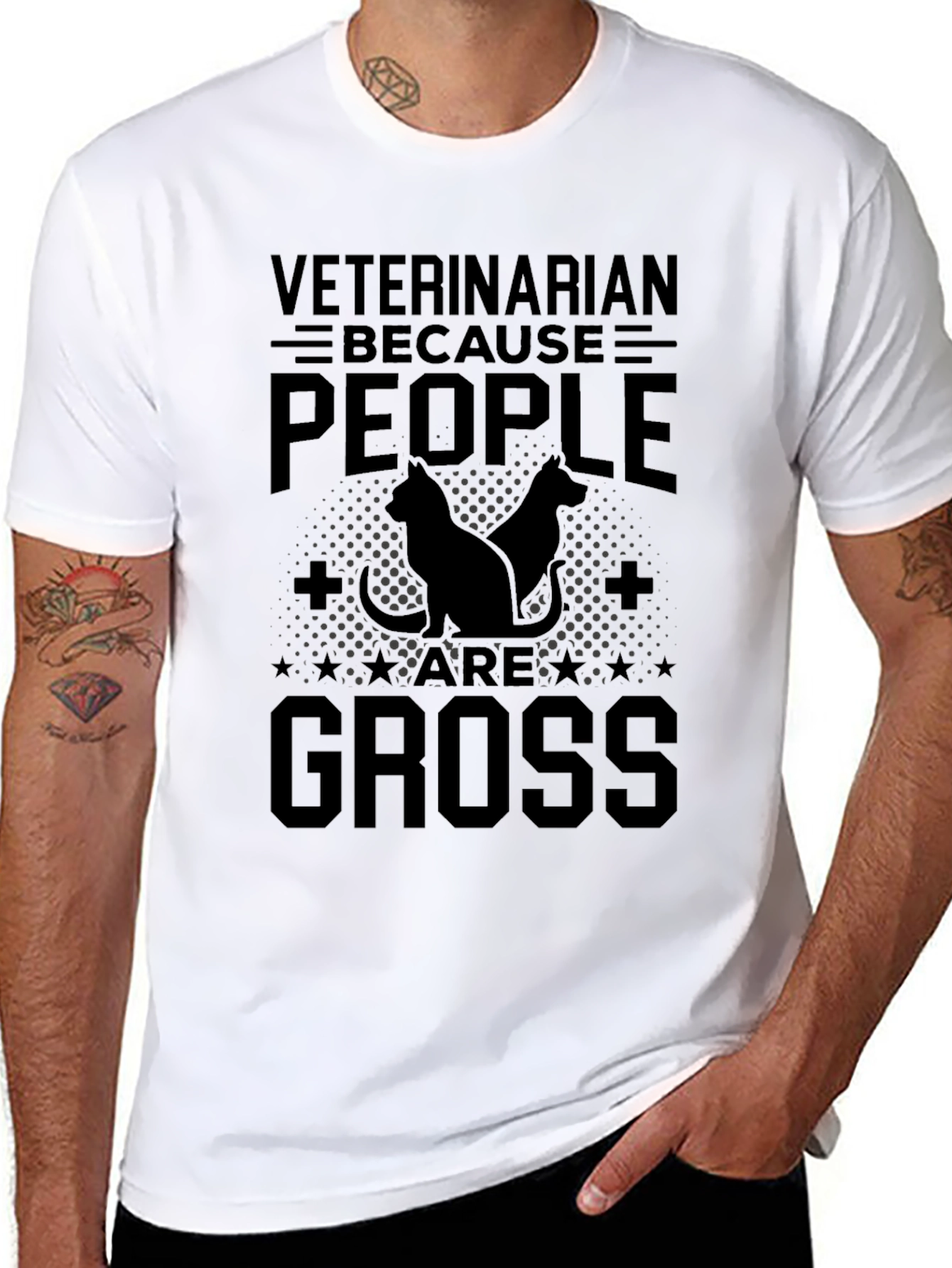 Veterinarian Because People Are Gross T-Shirt