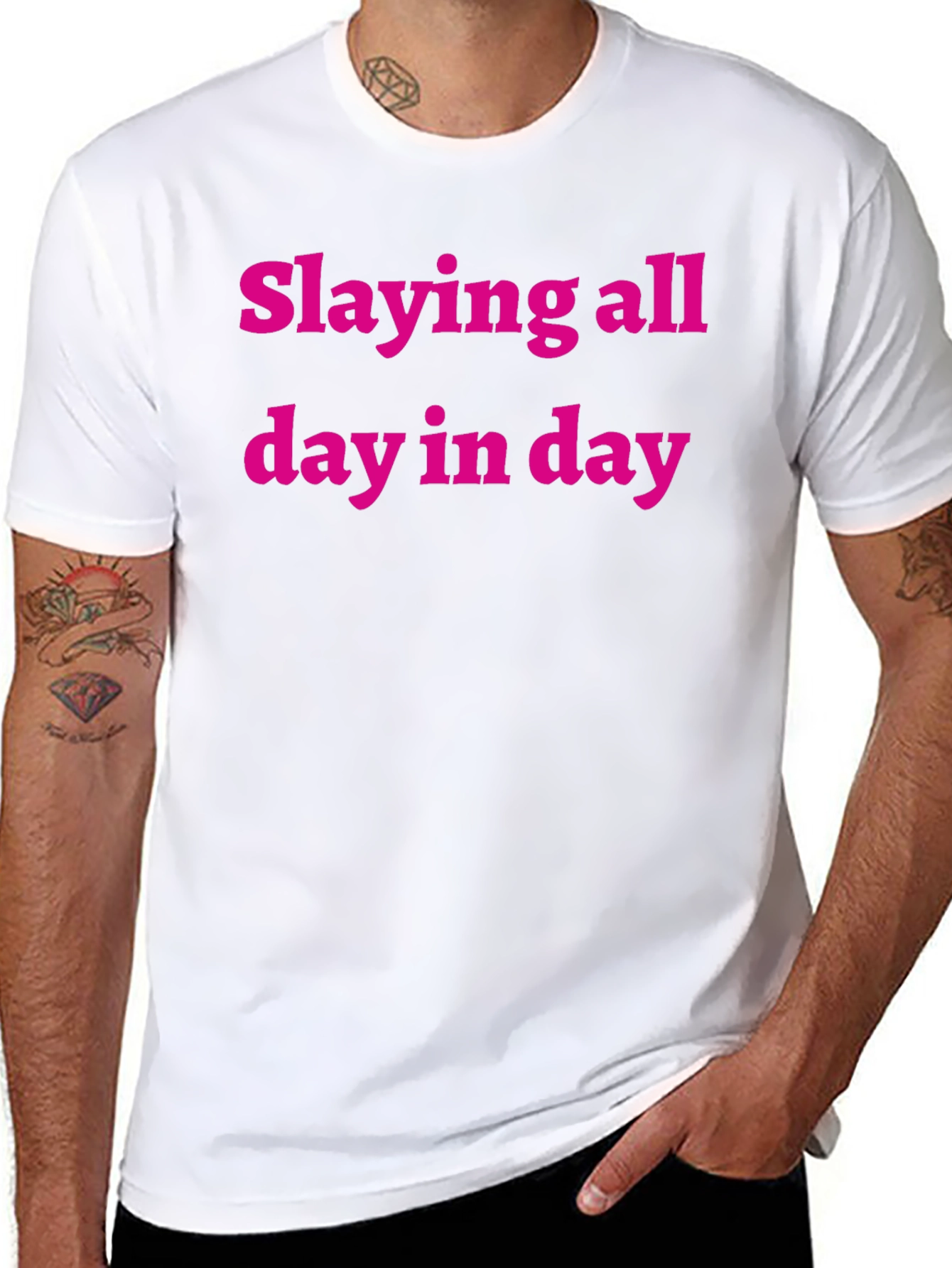 Slaying All Day Tee - Bold Statement Shirt