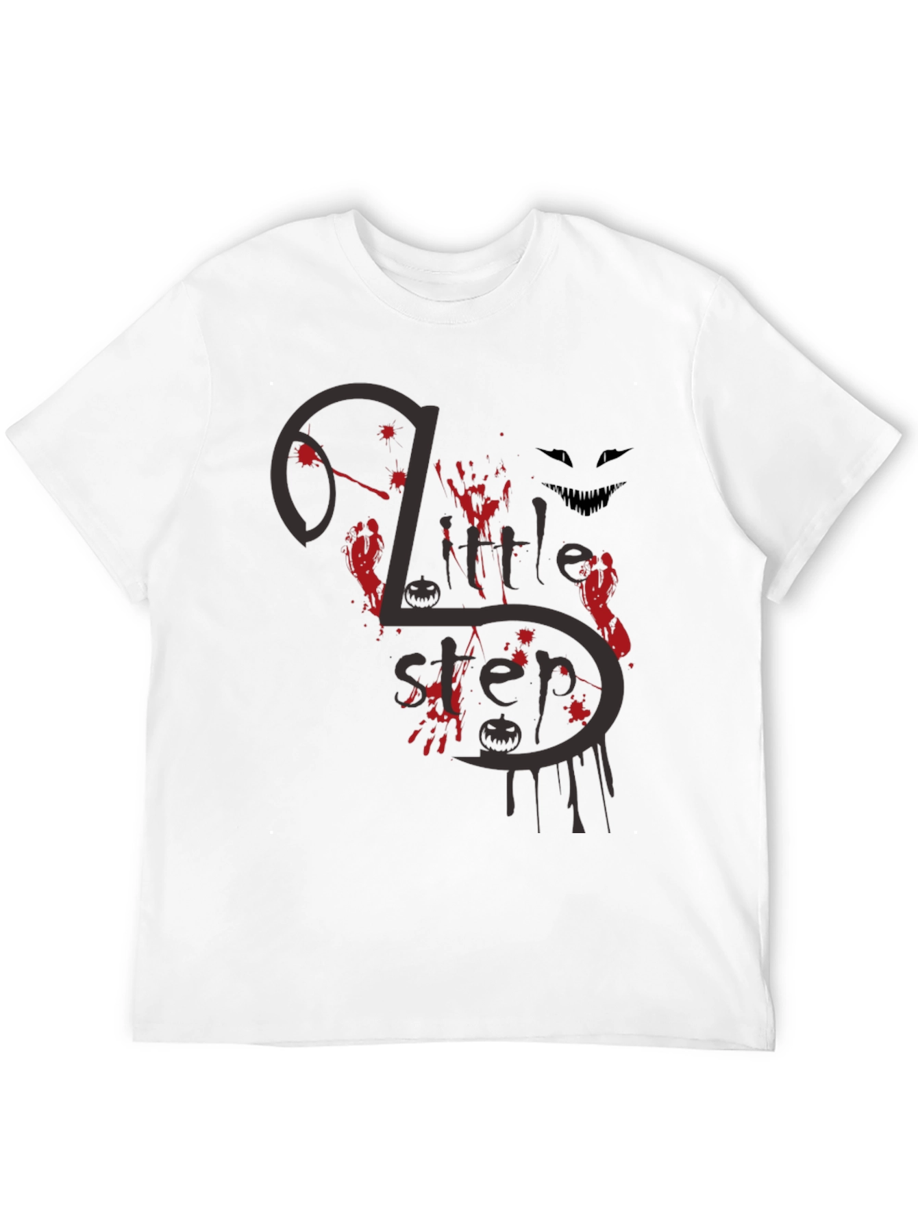 Halloween 2 Little Steps Black Tee