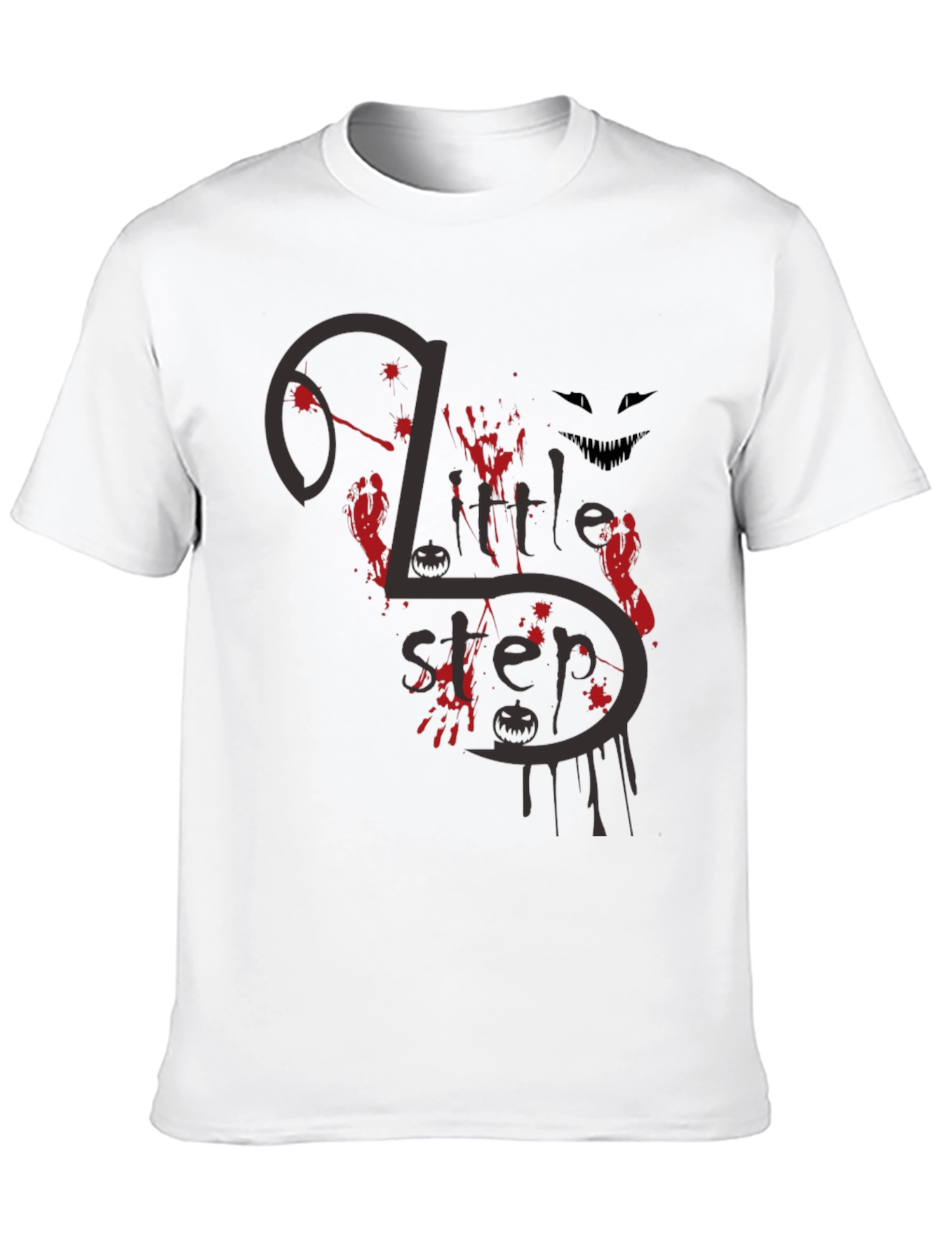 Halloween 2 Little Steps Black Tee