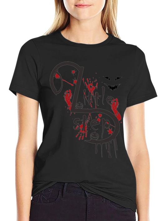 Halloween 2 Little Steps Black Tee