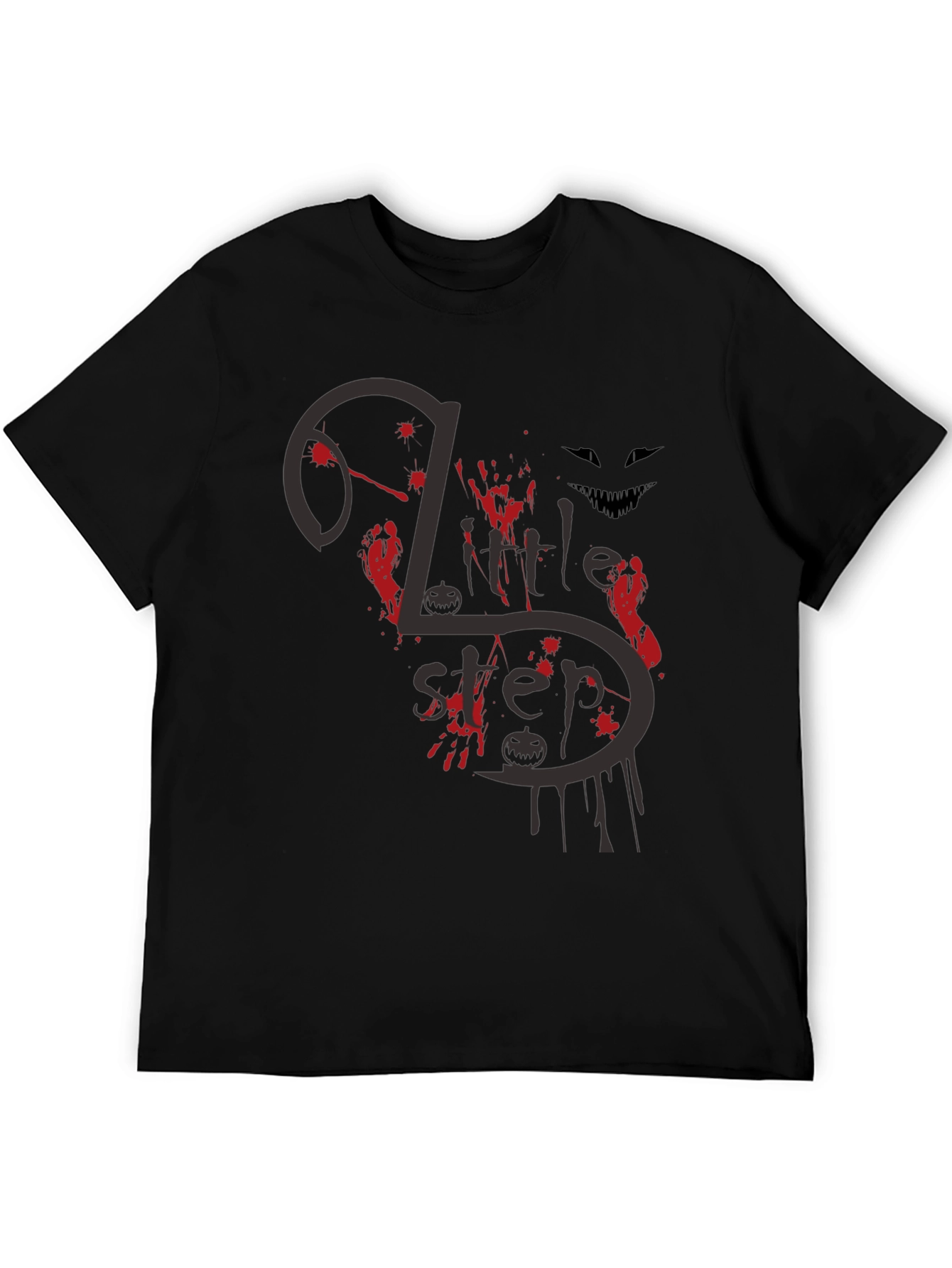 Halloween 2 Little Steps Black Tee