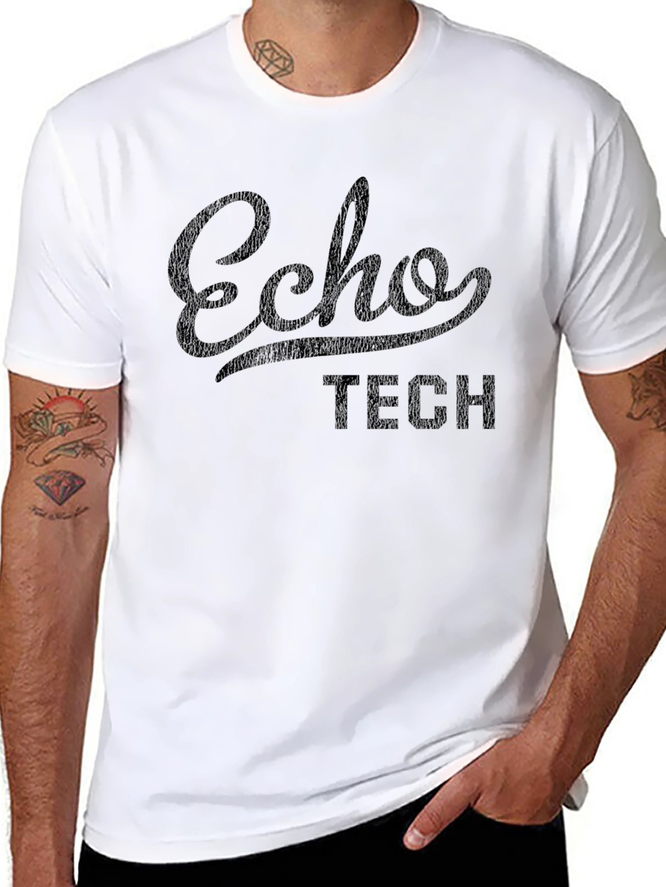 Echo Tech Black T-Shirt