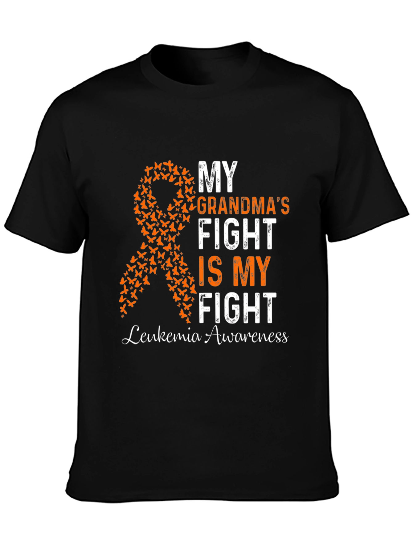 Leukemia Awareness T-Shirt - My Grandmas Fight