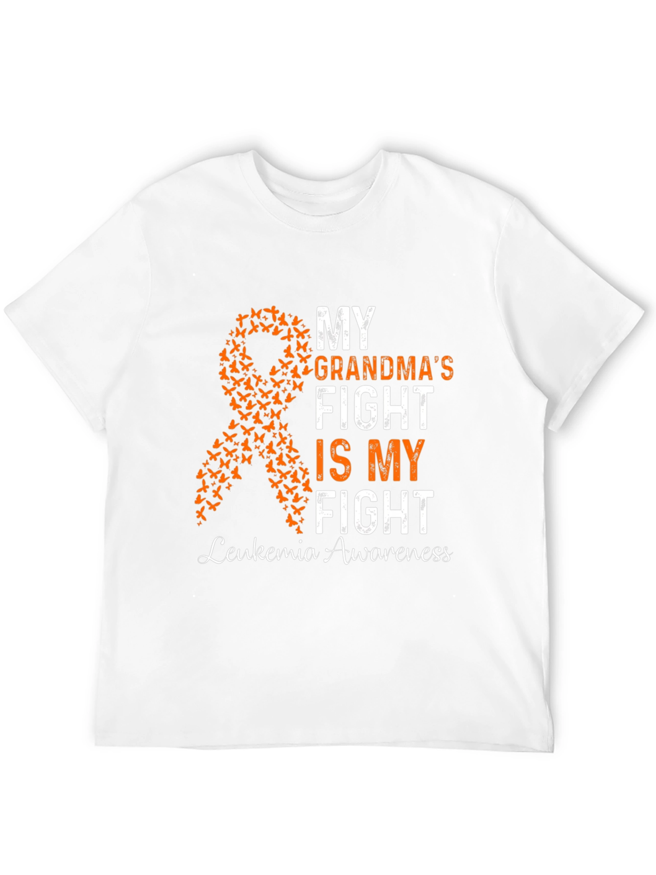 Leukemia Awareness T-Shirt - My Grandmas Fight